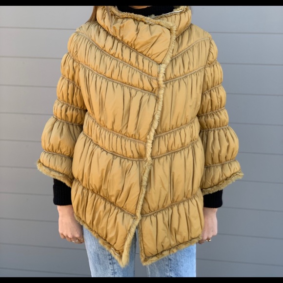 RONCARATI Shearling Parka Puffer Jacket - Picture 1 of 3